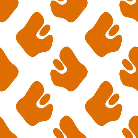 Colorful abstract seamless pattern with uneven round stains, spots, geometrical shapes, splashes background.のイラスト素材