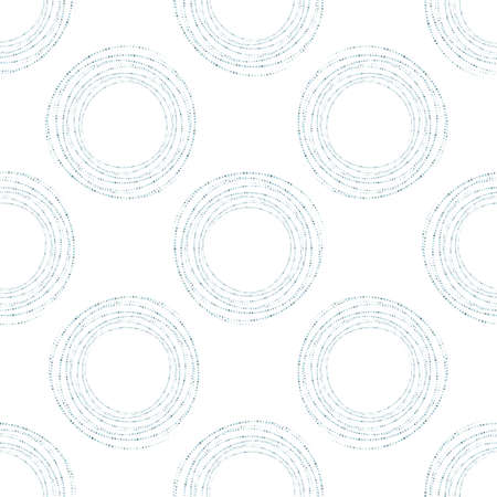 Screen printing seamless pattern. Radiant abstract frame. Circular pattern. Pop art round halftone, print.のイラスト素材