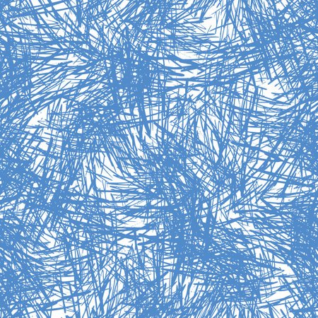 Fantasy messy freehand doodle geometric shapes seamless pattern. Infinity ditsy scribble abstract card layout. creative background. Textile, fabric, wrapping paper. grunge texture.のイラスト素材