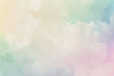Pastel watercolor textured background. Generative AI.の素材