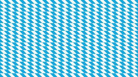 Bavarian flag  pattern with blue and white lozenges in a traditional diamond design. This iconic checkerboard texture is ideal for Oktoberfest themes, beer festival backgrounds, and textiles.のイラスト素材