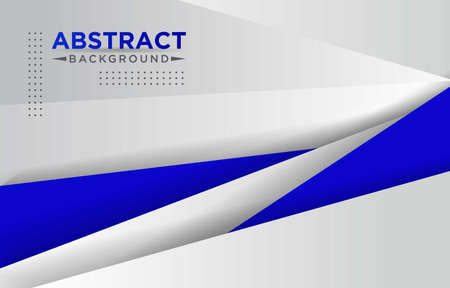 Abstract blue and white triangle overlapping layers geometric shapes background a combination EPS10 vectorのイラスト素材