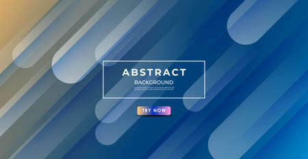 Minimal colorful geometric wallpaper. Trendy gradient blue colors.のイラスト素材
