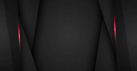 abstract red black space frame layout design tech triangle concept background. eps10 vectorのイラスト素材