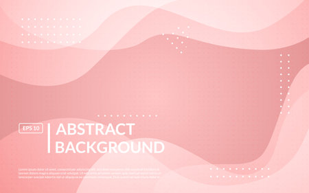 minimal abstract pink soft colorful with dynamic wavy shape geometric background. eps10のイラスト素材
