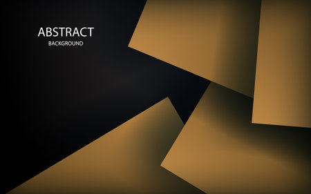 brown background overlap dimension grey vector illustration message board for text and message design modern websiteのイラスト素材