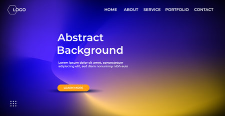 Minimalist landing page abstract colorful holographic mesh background. Website UI design background. Eps 10 vectorのイラスト素材