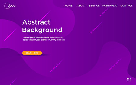 Minimal geometric purple abstract background, dynamic shape composition landing page backgrounds. vectorのイラスト素材