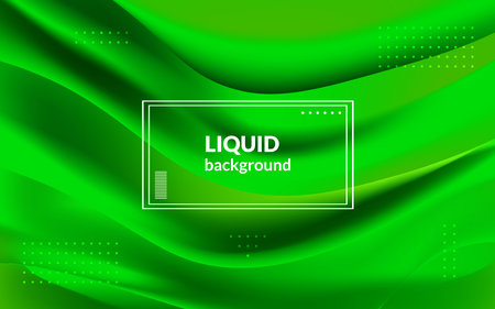 modern dynamic green liquid color abstract mesh wavy texture background. vectorのイラスト素材