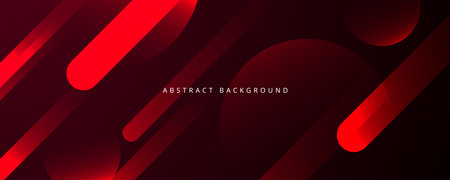 Modern red colorful liquid geometric background, with circle shape. eps10 vectorのイラスト素材