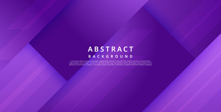 Minimal geometric purple abstract background, dynamic shape composition landing page backgrounds.のイラスト素材