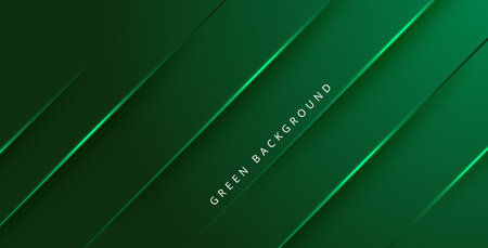 Abstract green stripe diagonal dimension line background.のイラスト素材