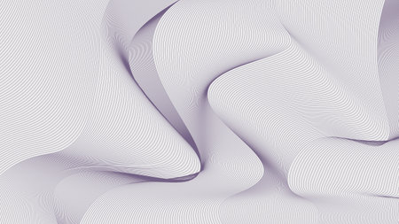 abstract white gray with wave decorative line texture background. eps10 vector
