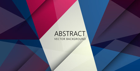 dynamic abstract polygonal shadow colorful decorative textured background. eps10 vectorのイラスト素材