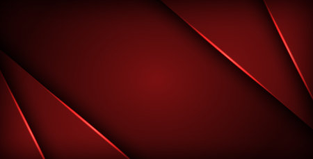 red geometric triangle vector background overlap layer on black space for text and background designのイラスト素材