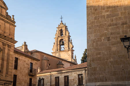 Beautiful view of the cathedral of Salamanca, Castilla y Leon, Spainの写真素材