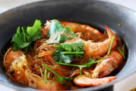 Baked shrimp vermicelli