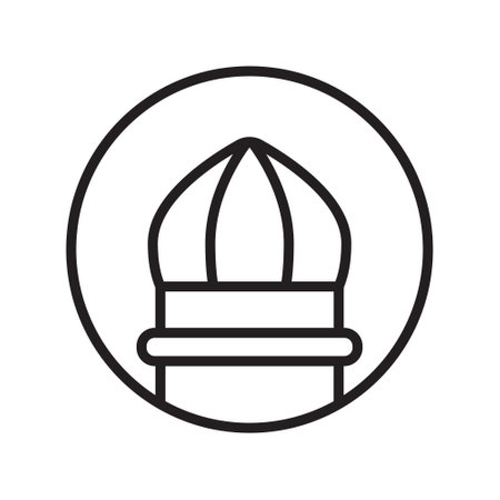 Islamic Icons Line Art Vector, Ramadan Kareem Elements, Eid Mubarak Design Elements, Muslim Prayer, Mosqueのイラスト素材