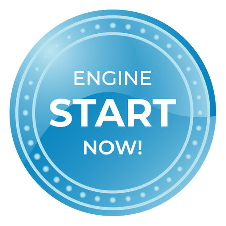 3d Realistic Start Button, Engine Start Button, Power On Button Vector Symbol For Web and Mobile Apps and Other Social Media Design Elementsのイラスト素材