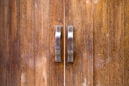 wooden brown door texrure backgroundの写真素材