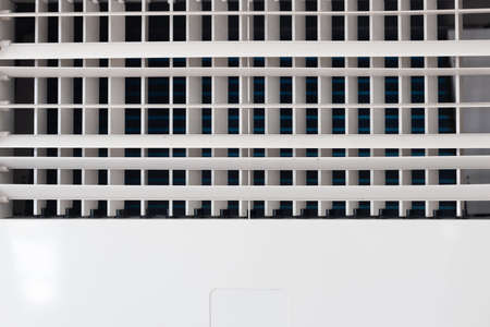 closeup of air conditioner vents cooling grille with copyspace.