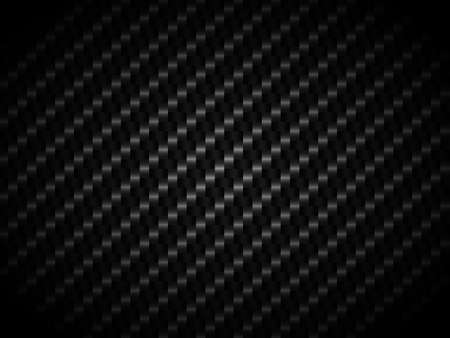 abstract dark background of black metallic rectangle woven carbon fiber texture. Vector Illustrationのイラスト素材