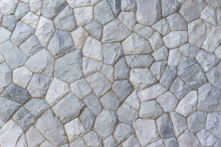 surface of gray rock floor or stone wall texture backgroundの写真素材
