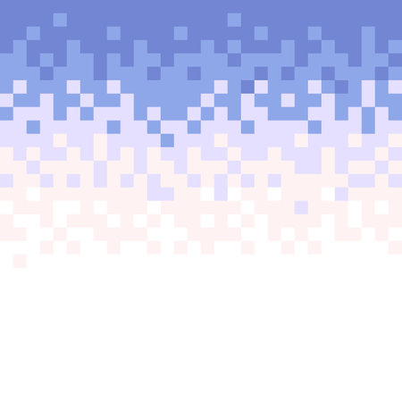 Abstract pixels background of geometric shapes simple flat style. Vector seamless pattern with copy space. ready to use for cloth, textile, wrap and other.のイラスト素材
