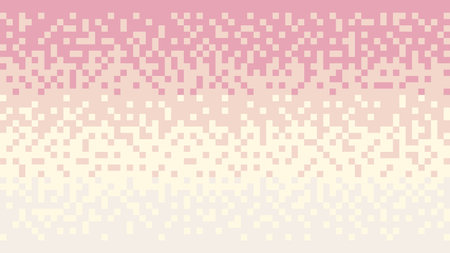 Abstract pixels background of geometric shapes simple flat style. Vector seamless pattern. ready to use for cloth, textile, wrap and other.のイラスト素材