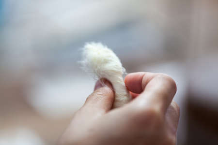 dragon beard candyの写真素材