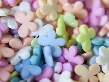 Colorful Butterfly bead background