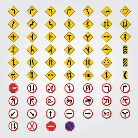 traffic symbols vectorの写真素材