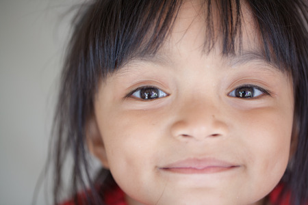 outdoor portrait of little girls.の写真素材