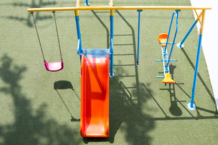 Children playground in park