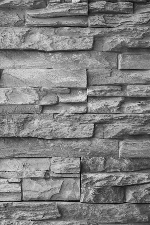 Background wall, marble blocks used to make wallsの写真素材