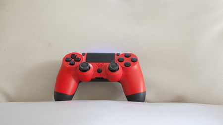 game controller red colorの写真素材