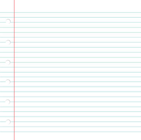 Vector illustration of blank book sheet with linesのイラスト素材