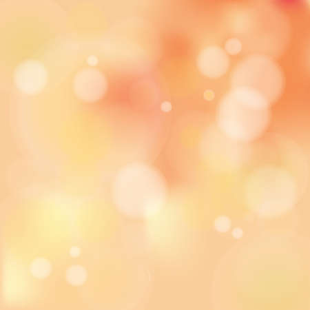 Vector illustration of Autumn Pastel Color Bokeh Background with blurry white circlesのイラスト素材