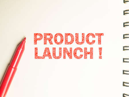 Product Launch, Motivational Business Marketing Words Quotes Concept words lettering typography conceptの写真素材
