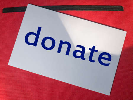 Donate, Motivational Business Charity Sharing Words Quotes Concept words letter typographyの写真素材