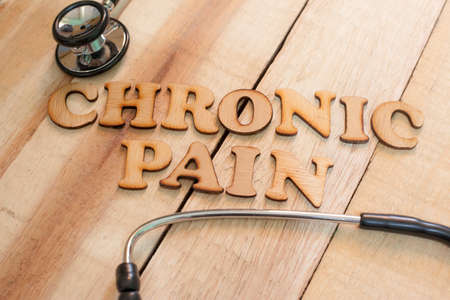 Medical and health care words writing typography lettering concept, Chronic Painの写真素材