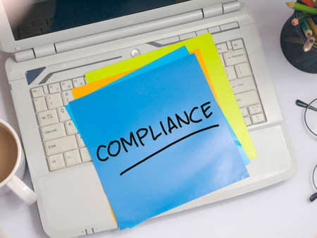 Compliance, Motivational Business Words Quotes Concept words lettering typography conceptの写真素材