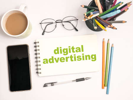 Digital Advertising, Motivational Business Marketing Words Quotes Concept words lettering typography conceptの写真素材