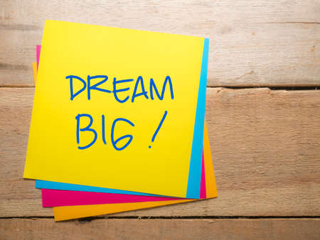 Dream Big, Motivational Business Inspirational Words Quotes Concept words lettering typography conceptの写真素材