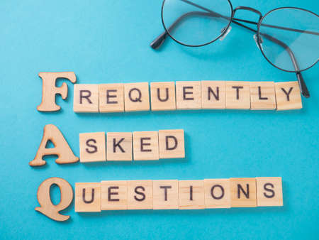 FAQ, Frequently Asked Questions. Motivational internet business words quotes lettering typography...