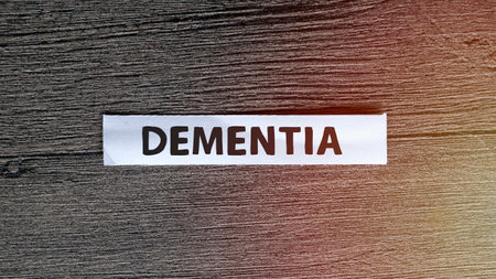 Dementia, text words typography written on paper, health and medical conceptの写真素材