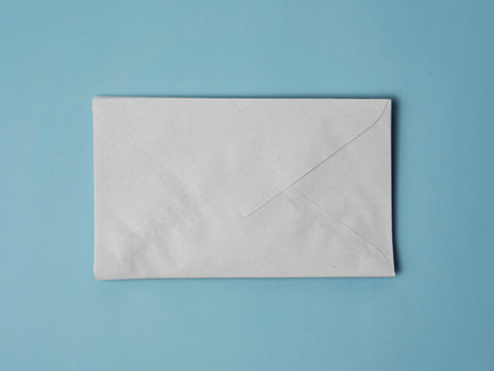 Envelope mock up, white blank empty copy space paper template