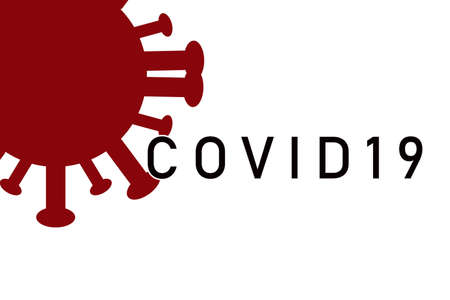 Ilustration Of Covid 19 Virus On White Background.の写真素材