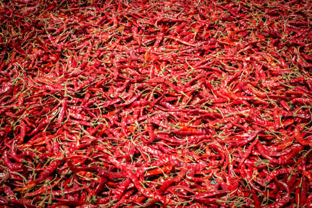 The texture of Red Chilli