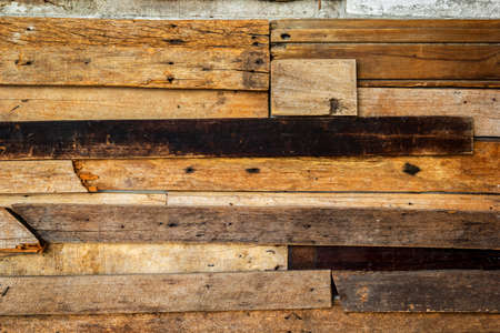 Texture of small patch old woodenの写真素材